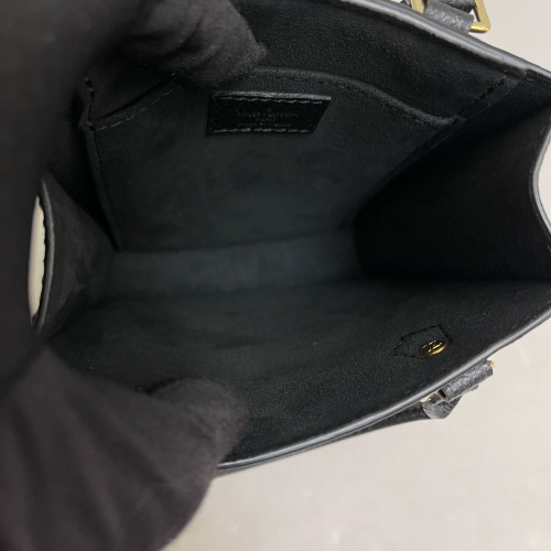 Louis Vuitton Petite Sac Plat Monogram Empreinte Black
