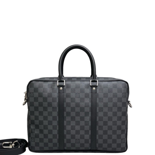 Louis Vuitton Oliver Briefcase Damier Graphite Black