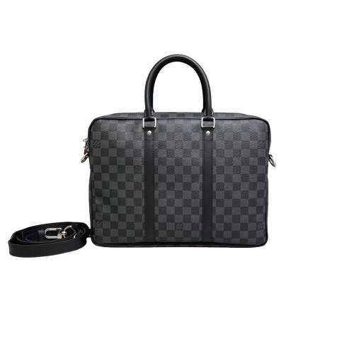 Louis Vuitton Oliver Briefcase Damier Graphite Black