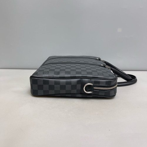 Louis Vuitton Oliver Briefcase Damier Graphite Black