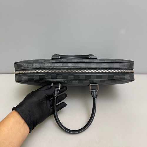 Louis Vuitton Oliver Briefcase Damier Graphite Black