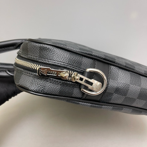 Louis Vuitton Oliver Briefcase Damier Graphite Black