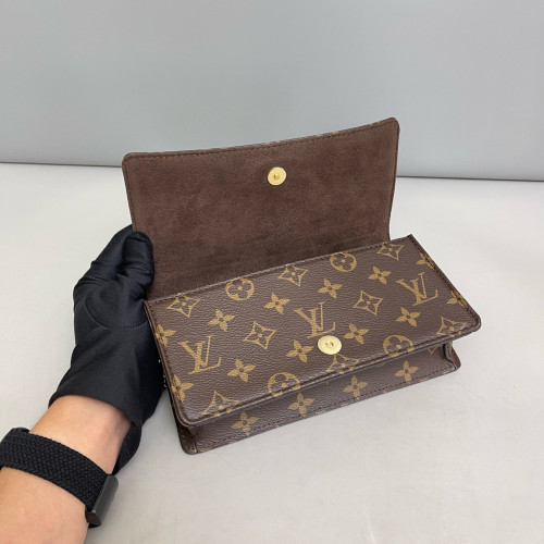 Louis Vuitton Lily Wallet On Chain Monogram Brown