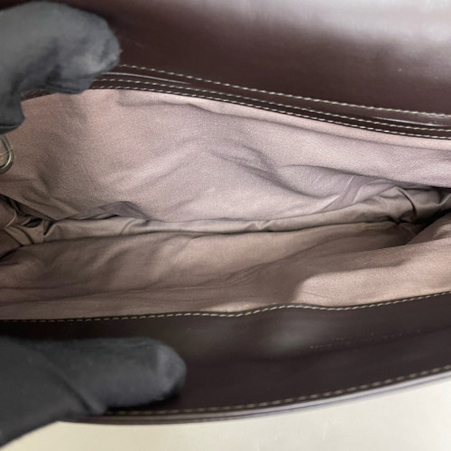 Bottega Veneta Briefcase Lambskin Intrecciato Nappa Brown