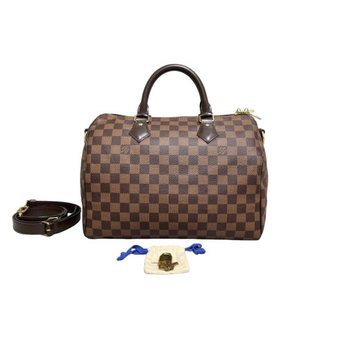 Louis Vuitton Speedy Bandouliere 30 Damier Ebene Brown Louis Vuitton Speedy Bandouliere 30 Damier Ebene Brown
