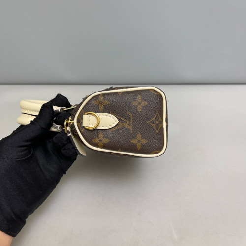 Louis Vuitton Nano Speedy Bandouliere Monogram Brown