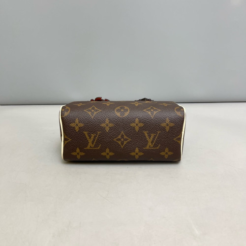 Louis Vuitton Nano Speedy Bandouliere Monogram Brown