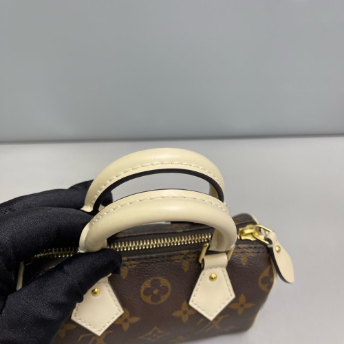 Louis Vuitton Nano Speedy Bandouliere Monogram Brown