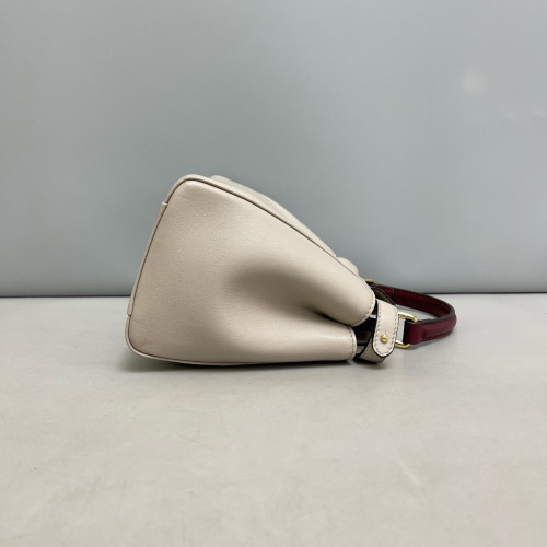 Fendi Peekaboo Mini Calfskin Light Grey