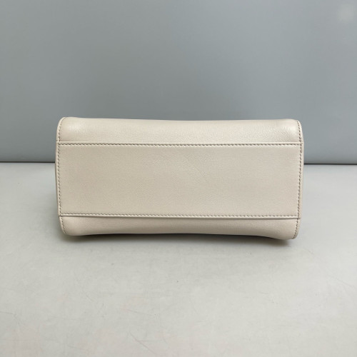 Fendi Peekaboo Mini Calfskin Light Grey