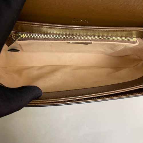 Gucci Medium Horsebit 1955 GG Supreme Monogram Beige