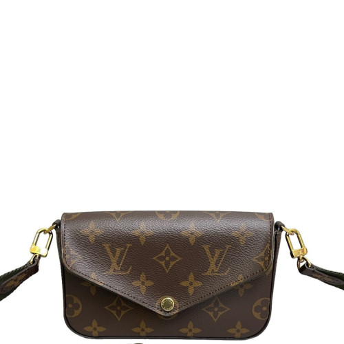 Louis Vuitton Felicie Strap & Go Monogram Brown