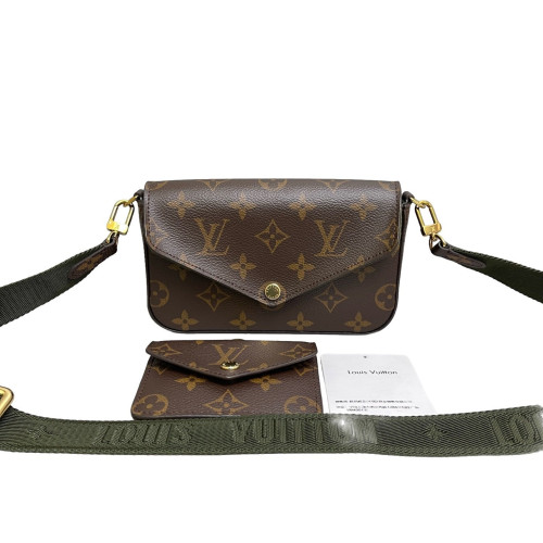 Louis Vuitton Felicie Strap & Go Monogram Brown