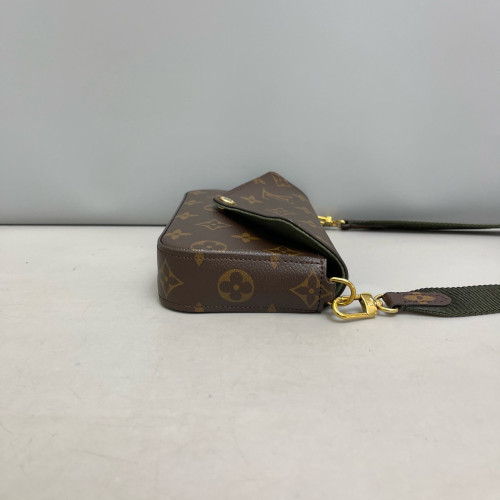 Louis Vuitton Felicie Strap & Go Monogram Brown