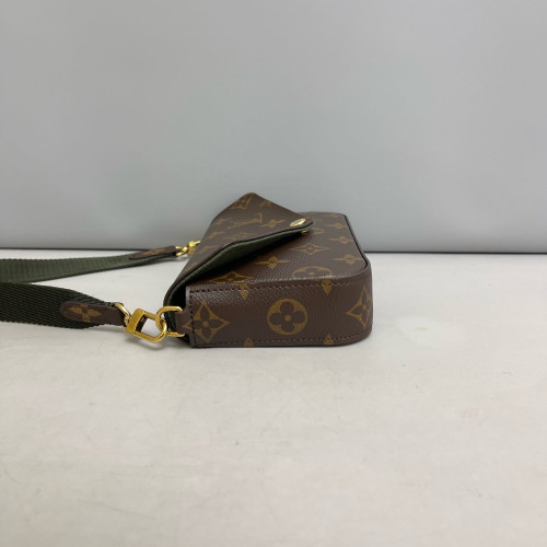 Louis Vuitton Felicie Strap & Go Monogram Brown