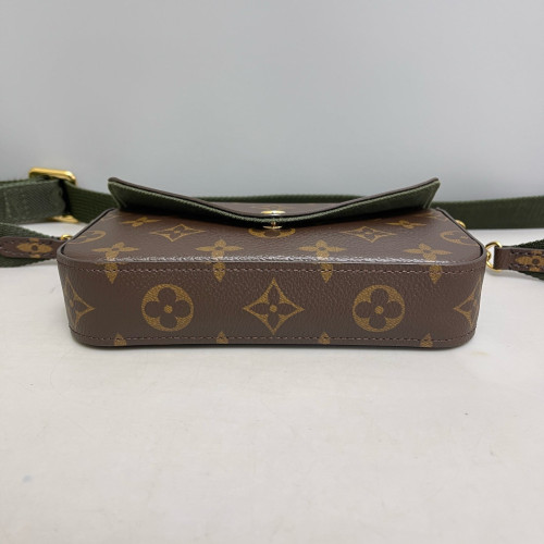 Louis Vuitton Felicie Strap & Go Monogram Brown