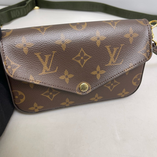 Louis Vuitton Felicie Strap & Go Monogram Brown