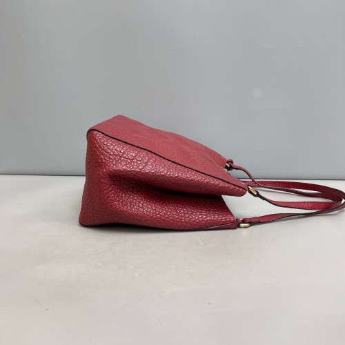 Burberry Tote Bag Calfskin Burgundy