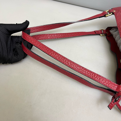Burberry Tote Bag Calfskin Burgundy