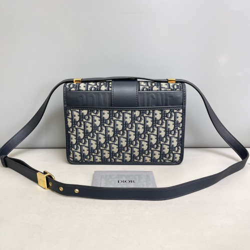 Dior 30 Montaigne Flap Bag Oblique Blue Beige Dior 30 Montaigne Flap Bag Oblique Blue Beige
