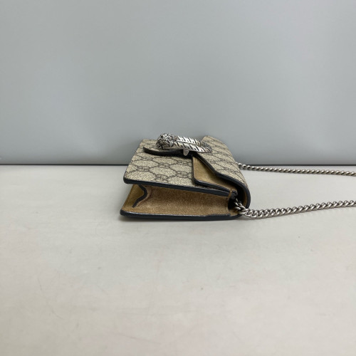 Gucci Super Mini Dionysus GG Supreme Monogram Khaki