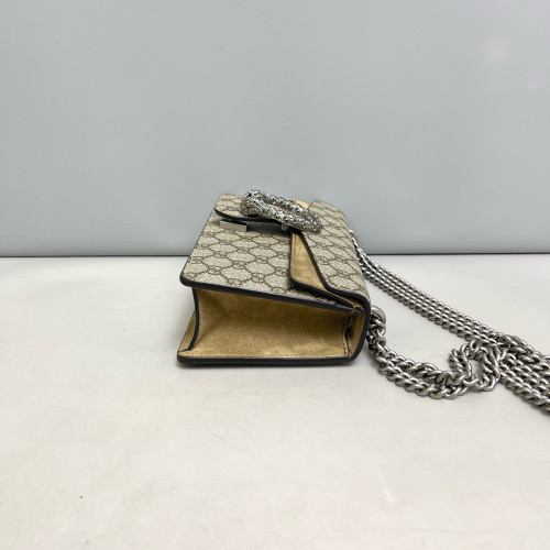 Gucci Meium Dionysus GG Supreme Monogram Beige Brown