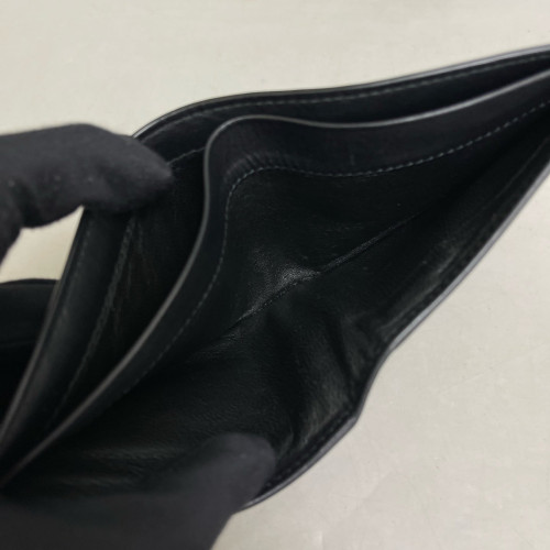 Bottega Veneta Compact Wallet Calfskin Intrecciato Black Bottega Veneta Compact Wallet Calfskin Intrecciato Black