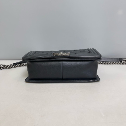 Chanel Quilted Medium Boy Flap Calfskin Black