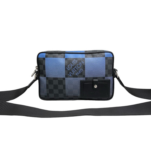 Louis Vuitton Messenger Damier Blue Black