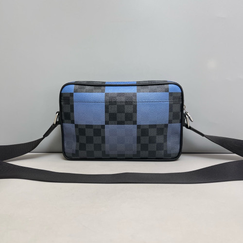 Louis Vuitton Messenger Damier Blue Black