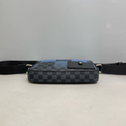 Louis Vuitton Messenger Damier Blue Black