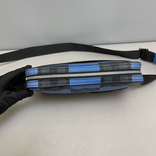 Louis Vuitton Messenger Damier Blue Black