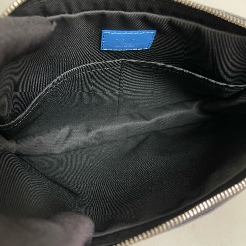 Louis Vuitton Messenger Damier Blue Black