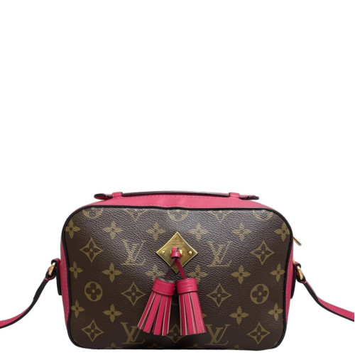 Louis Vuitton Saintonge Monogram Brown Magenta