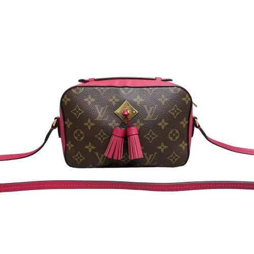 Louis Vuitton Saintonge Monogram Brown Magenta