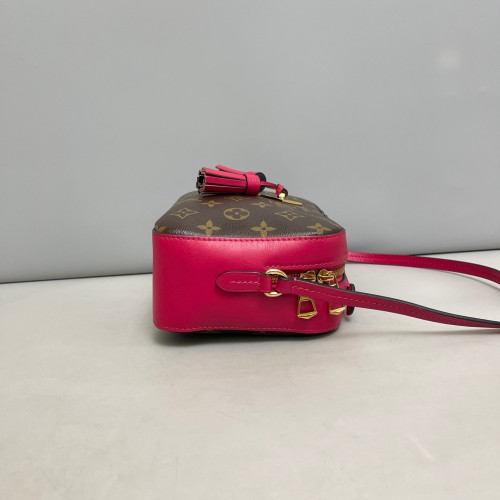 Louis Vuitton Saintonge Monogram Brown Magenta