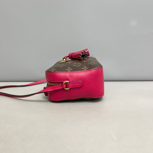 Louis Vuitton Saintonge Monogram Brown Magenta