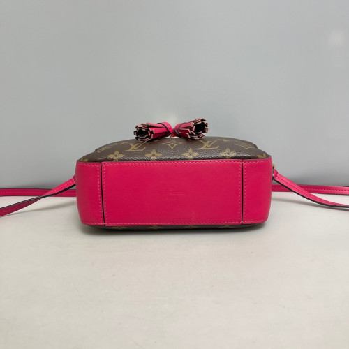 Louis Vuitton Saintonge Monogram Brown Magenta