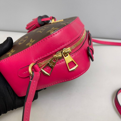 Louis Vuitton Saintonge Monogram Brown Magenta