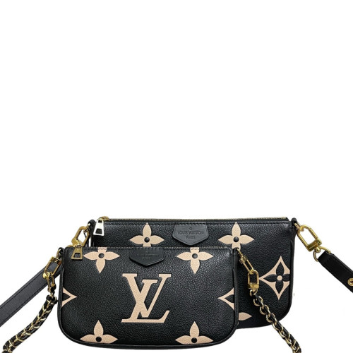 Louis Vuitton Multi Pochette Accessories Monogram Empreinte Black Louis Vuitton Multi Pochette Accessories Monogram Empreinte Black
