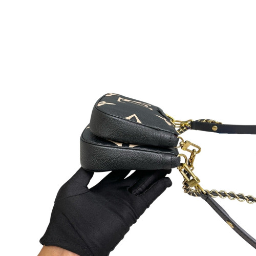 Louis Vuitton Multi Pochette Accessories Monogram Empreinte Black Louis Vuitton Multi Pochette Accessories Monogram Empreinte Black