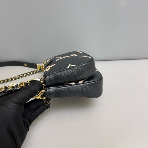 Louis Vuitton Multi Pochette Accessories Monogram Empreinte Black Louis Vuitton Multi Pochette Accessories Monogram Empreinte Black
