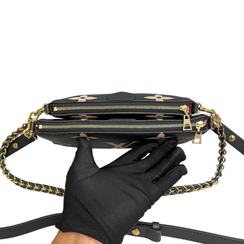 Louis Vuitton Multi Pochette Accessories Monogram Empreinte Black Louis Vuitton Multi Pochette Accessories Monogram Empreinte Black