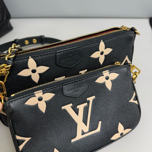 Louis Vuitton Multi Pochette Accessories Monogram Empreinte Black Louis Vuitton Multi Pochette Accessories Monogram Empreinte Black