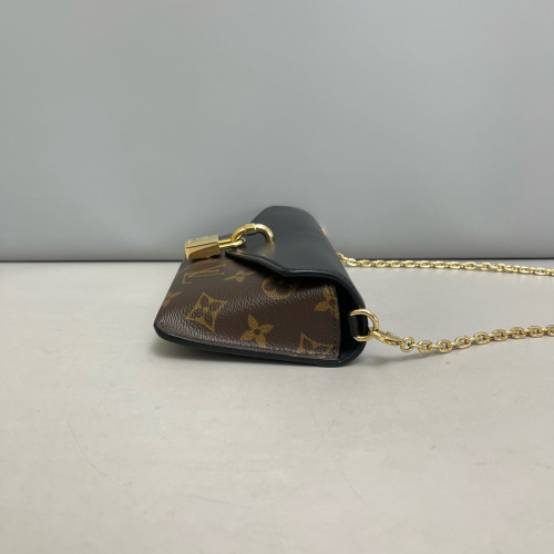 Louis Vuitton Padlock On Strap Monogram Brown Black Louis Vuitton Padlock On Strap Monogram Brown Black