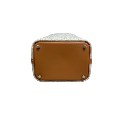 Hermes Picotin 18 Wool Felt Swift 37 Gold
