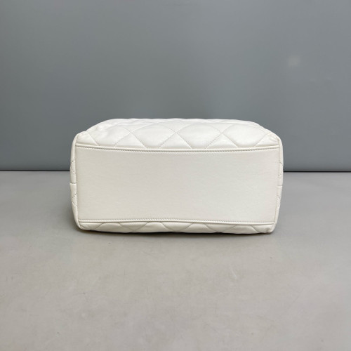 Chanel Quilted Hobo Calfskin White Chanel Quilted Hobo Calfskin White