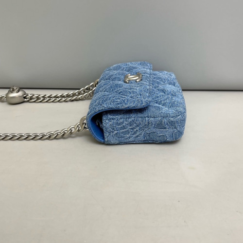 Chanel Flap Bag Denim Blue