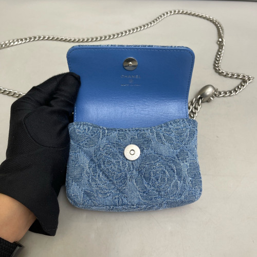 Chanel Flap Bag Denim Blue