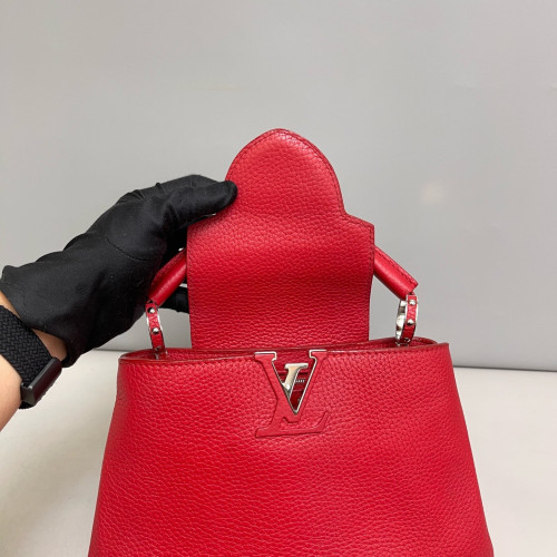 Louis Vuitton Capucines BB Calfskin Red